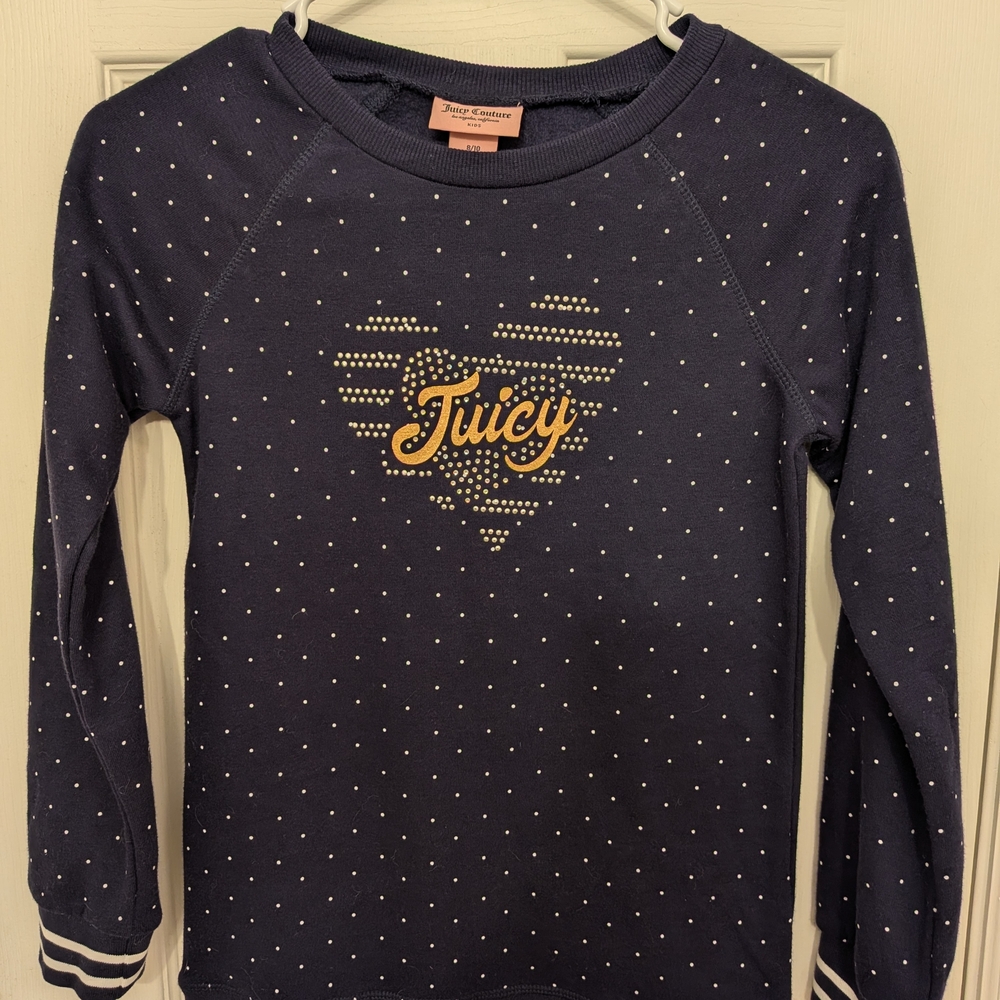 Juicy Couture Navy Kids Sweatshirt